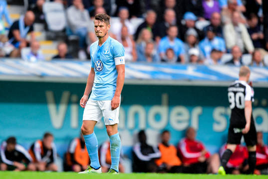 Malmö FFs Markus Rosenberg deppar