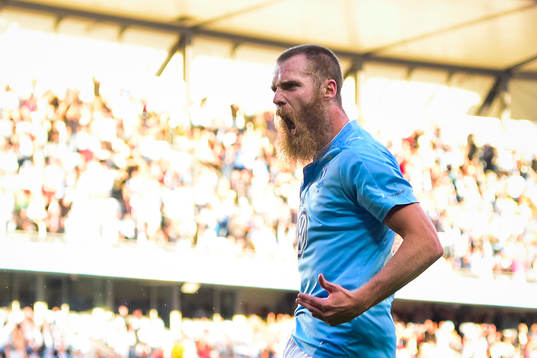 Malmö FFs Jo Inge Berget jublar