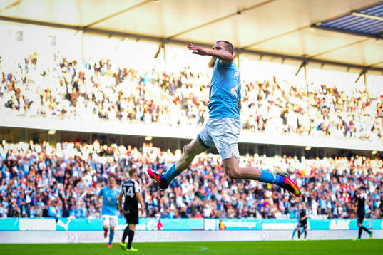 Malmö FFs Jo Inge Berget jublar