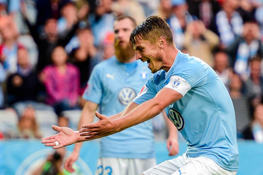 MMalmö FFs Markus Rosenberg reagerar
