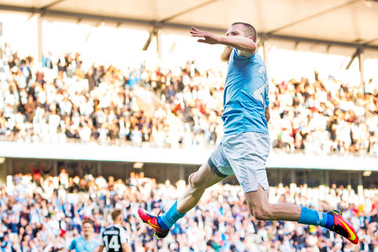 Malmö FFs Jo Inge Berget jublar