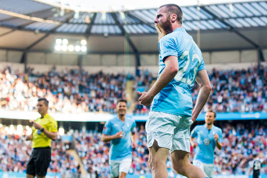 Malmö FFs Jo Inge Berget jublar