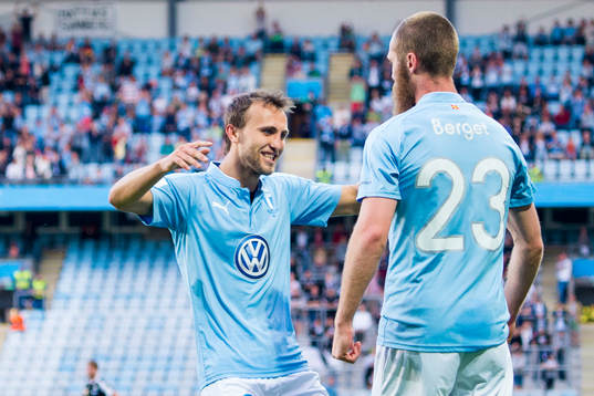 Malmö FFs Magnus Wolff Eikrem kramar om Jo Inge Berget