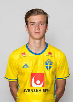 Alexander Ahl Holmström i P17/99-landslaget