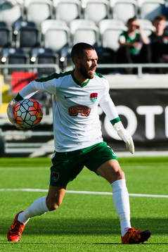 Cork Citys målvakt Mark Mcnulty