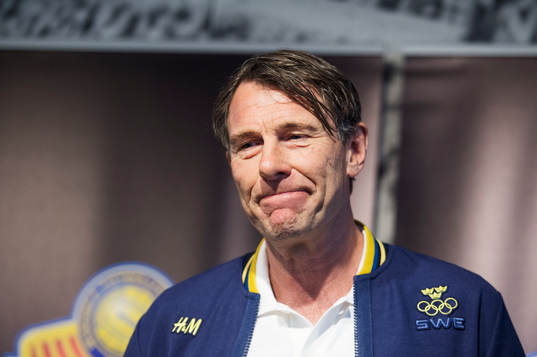 Förbundskapten Håkan Ericson presenterar OS-truppen som
