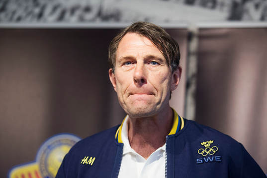 Förbundskapten Håkan Ericson presenterar OS-truppen som
