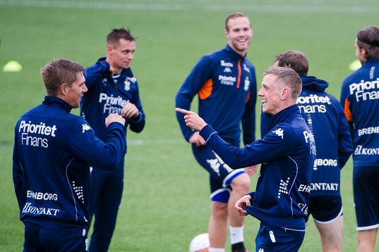 IFK Göteborgs Mikael Boman och Sören Rieks