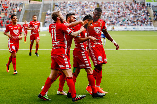 Östersunds Brwa Nouri jublar