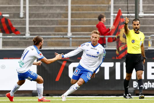 Norrköpings Nicklas Bärkroth jublar