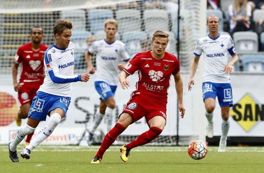Norrköpings Christoffer Nyman och Östersunds Dennis