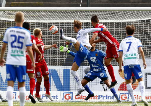 Mål 1-1 av Norrköpings Christoffer Nyman
