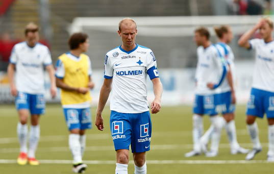 Norrköpings Andreas Johansson deppar