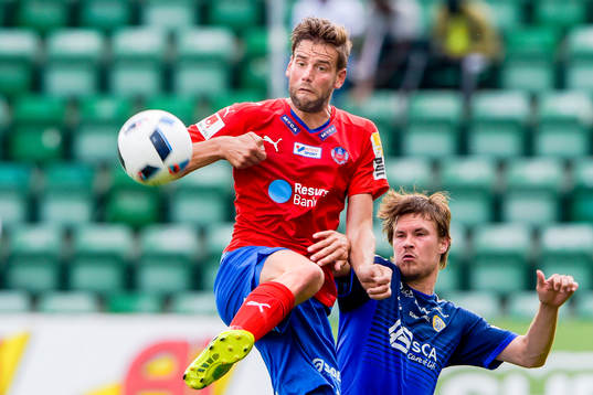 Helsingborgs Mikael Dahlberg och Sundsvalls Sebastian