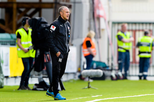 Helsingborgs manager Henrik Larsson