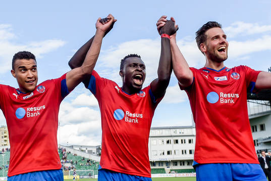 Helsingborgs Tyrell Rusike , Lalawélé Atakora och Mikael