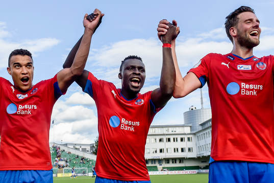 Helsingborgs Tyrell Rusike , Lalawélé Atakora och Mikael