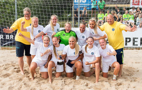 Vetlanda blev Svenska mästare  i  Beach Soccer SM