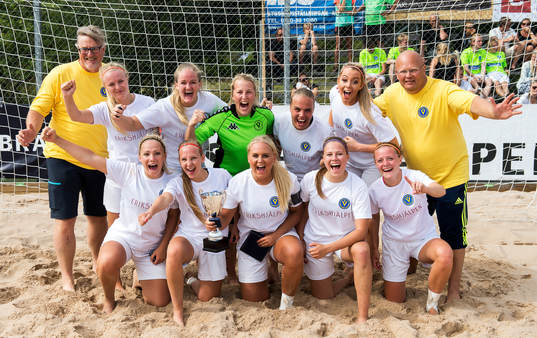 Vetlanda blev Svenska mästare  i  Beach Soccer SM