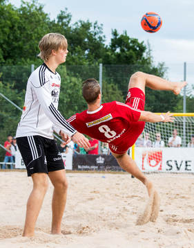 Glömminges Marcus Rydasp gör sitt andra mål på en