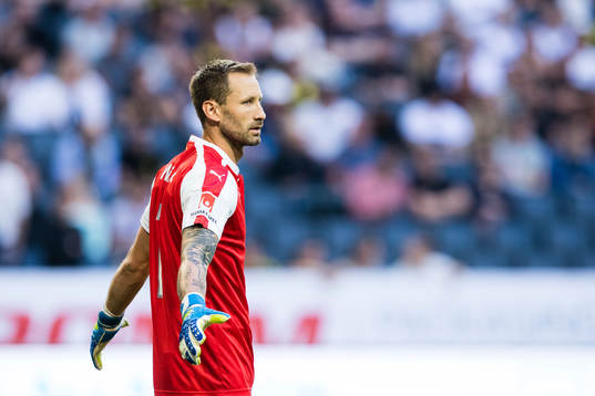 Malmö FFs målvakt Johan Wiland