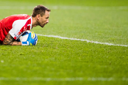 Malmö FFs målvakt Johan Wiland