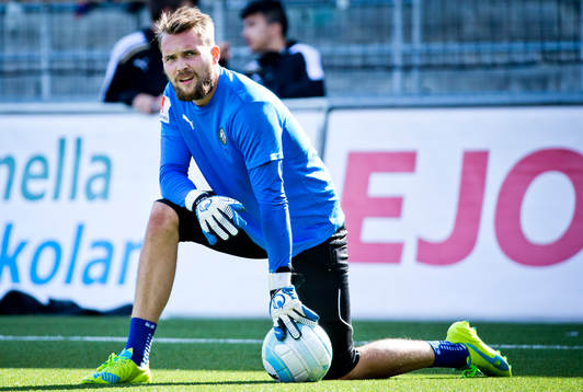 Örebros målvakt Oscar Jansson