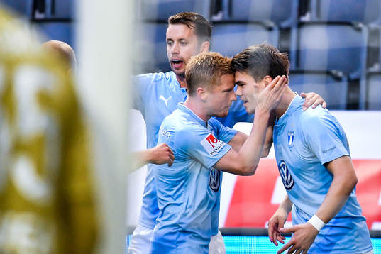 Malmö FFs Vidar Örn Kjartansson jublar