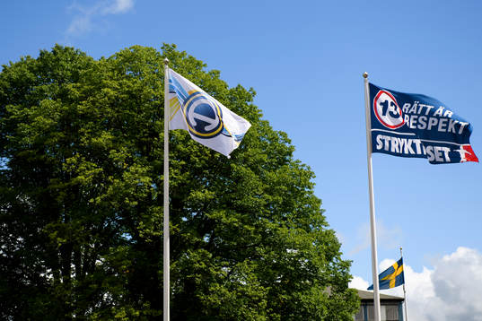 Allsvenskans och Stryktipset flaggor