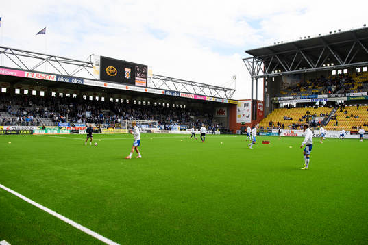 IFK Göteborgs spelare värmer upp