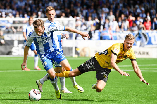 IFK Göteborgs Emil Salomonsson och Elfsborgs Viktor