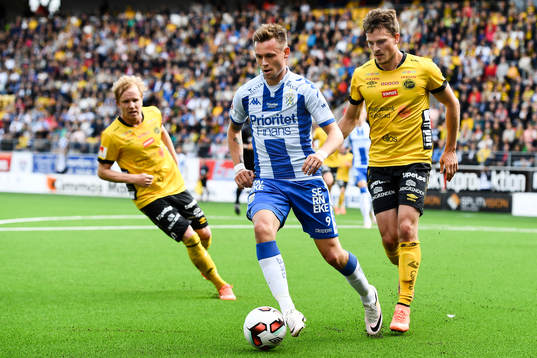 IFK Göteborgs Jakob Ankersen och Elfsborgs Jörgen Horn