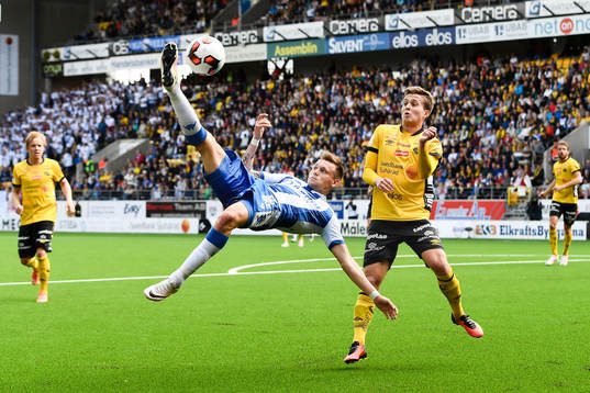 IFK Göteborgs Jakob Ankersen och Elfsborgs Adam Lundqvist