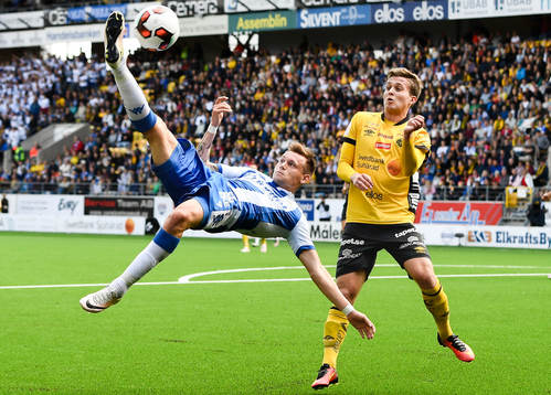 IFK Göteborgs Jakob Ankersen och Elfsborgs Adam Lundqvist