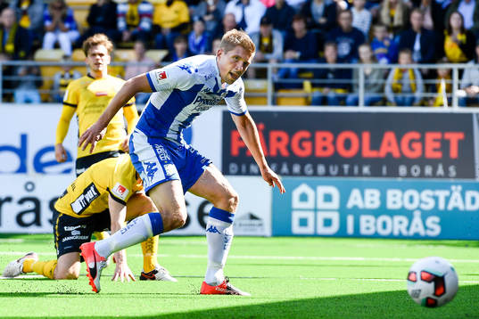 IFK Göteborgs Mikael Boman gör 0-1