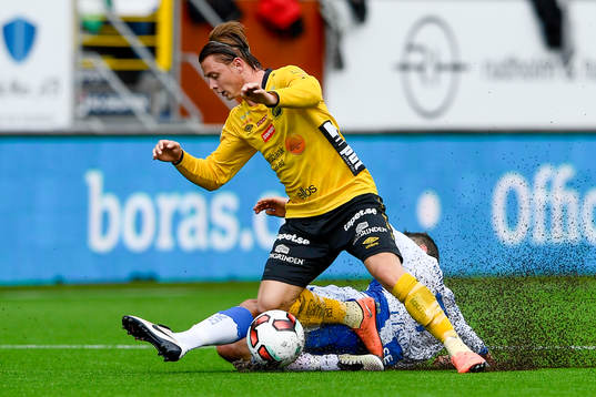 IFK Göteborgs Mads Albeck och Elfsborgs Simon Hedlund