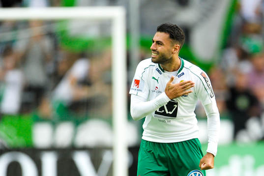 Hammarbys Imad Khalili jublar