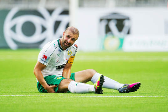 Hammarbys Kennedy Bakircioglu har ont