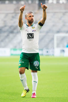 Hammarbys Kennedy Bakircioglu tackar publiken