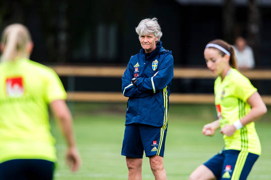 Förbundskapten Pia Sundhage
