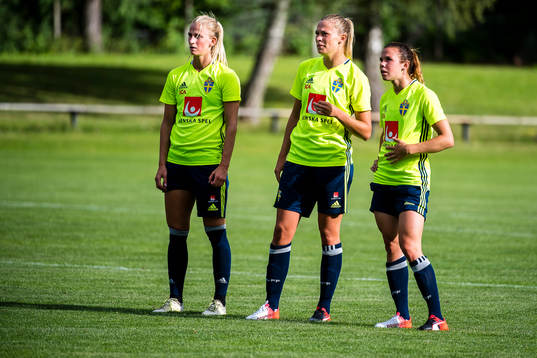 Sofia Jakobsson, Fridolina Rolfö och Jessica Samuelsson