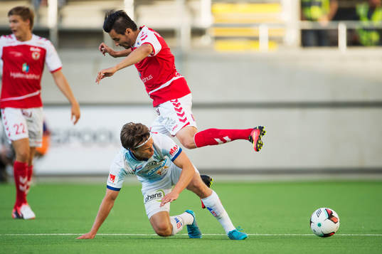 Kalmars Emin Nouri och Gefles Simon Skrabb