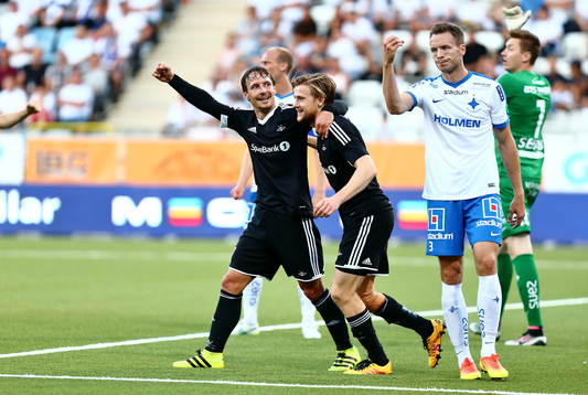 Norrköpings Jón Gudni Fjóluson deppar och Rosenborgs
