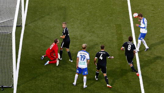 Mål 2-2 av Norrköpings Christoffer Nyman