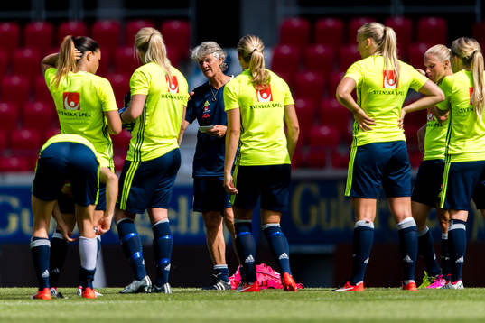 Sveriges förbundskapten Pia Sundhage