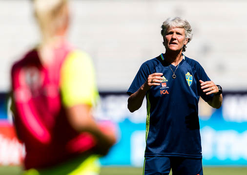 Sveriges förbundskapten Pia Sundhage