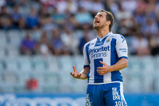 IFK Göteborgs Tobias Hysén deppar