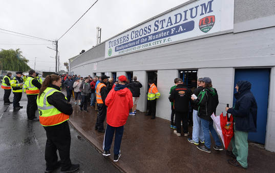 21 July 2016; Supporters arrive at Turners Cross prior to