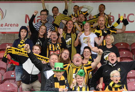 21 July 2016; BK Hacken supporters prior to the UEFA
