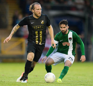21 July 2016; Emil Wahlström of BK Hacken in action